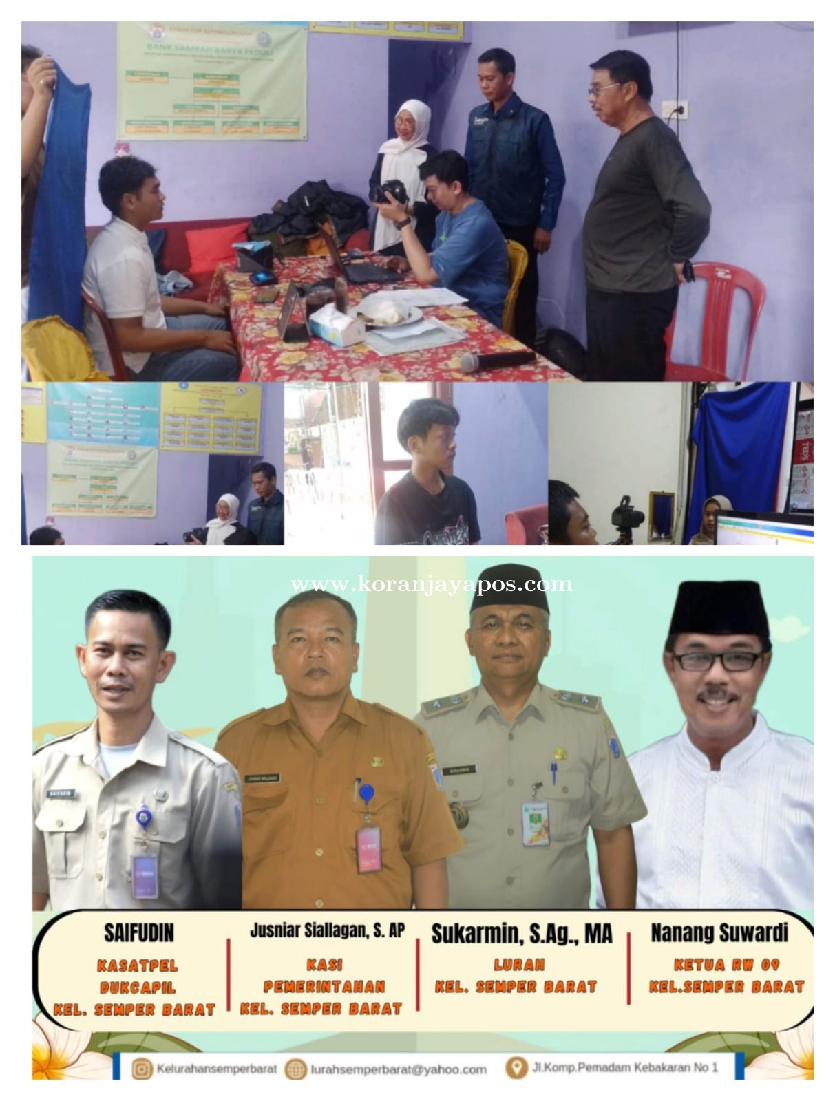 Disduk Capil Kel Semper Barat Layanan juara Gebrak IKD Pembuatan Dan Aktivasi KTP 2025 .