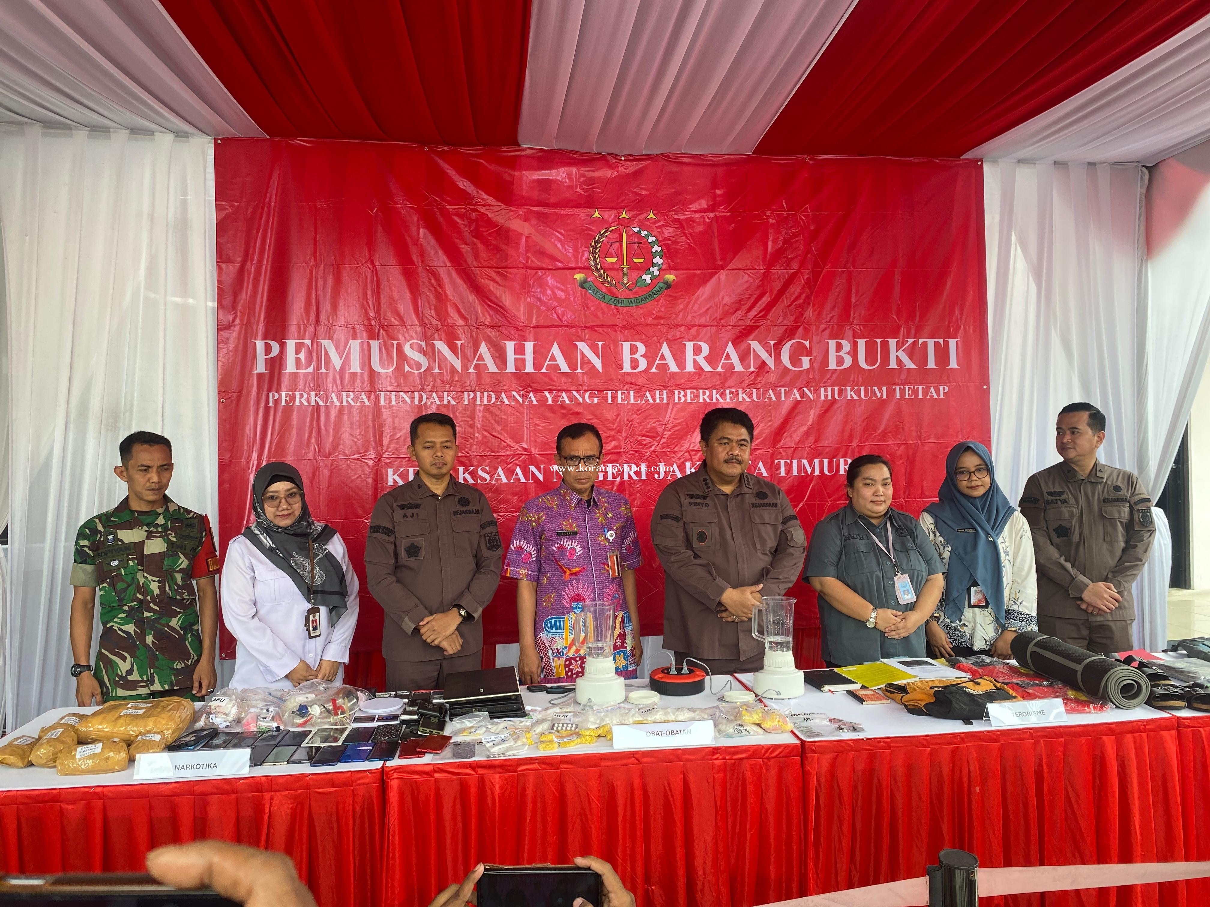 Kejari Jaktim Musnahkan Barang Bukti 158 Perkara Inkracht Peran Jaksa Sebagai Eksekutor Putusan Pengadilan